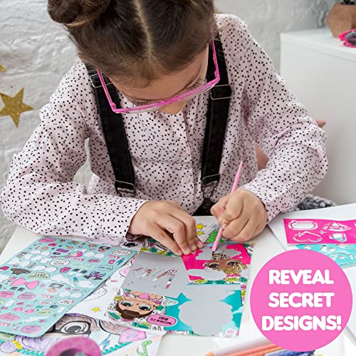 LOL Surprise Scratch Art by Horizon Group USA.DIY Craft Activity Kit