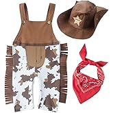 LXKIKMM May's Baby Baby Toddler Boys The Cowboy Romper Halloween Dress up Children's Clothing