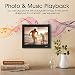 TENKER 8-inch HD Digital Photo Frame IPS LCD Screen with Auto-Rotate/Calendar/Clock Function, MP3/Photo/Video Player with Remote Controlthumb 2