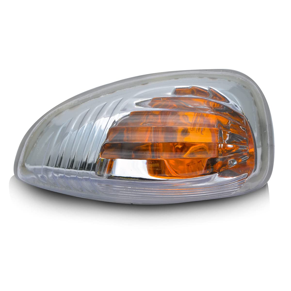Riloer Wing Mirror Turn Signal Light Lens Cover, Right Side Door Wing Mirror Indicator Fit for MK3, Bulb Not Included