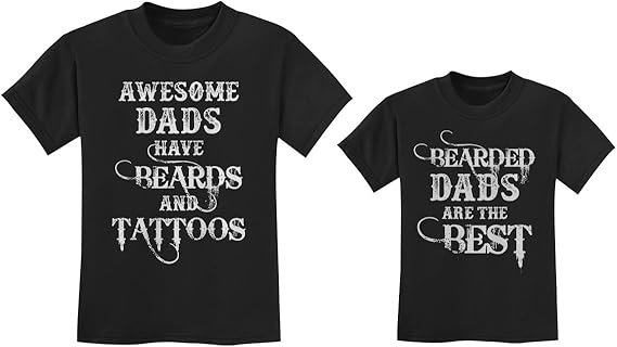Amazon Com Father Son Daughter Beards And Tattoos Father S Day Amazon Com Father Son Daughter Beards And Tattoos Father S Day