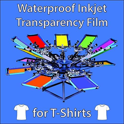 Waterproof Inkjet Transparency Film 13 in x 19 in (100sheets)