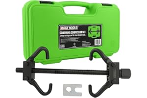 OEMTOOLS 37200 Coil Spring Compressor, Compress Coil Springs on All Passenger Trucks & Autos, Safety Tool for Installing & Removing Coil Springs, Fits Most Macpherson Coil Springs