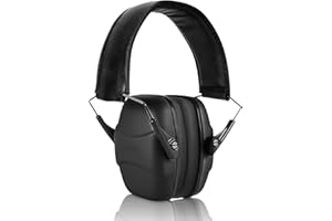 ucho 34dB Slim Noise Shooting Ear Protection - Special Designed Ear Muffs Lighter Weight & Maximum Hearing Protection