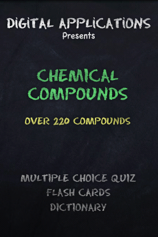 Chemical Compounds Quiz Terminology