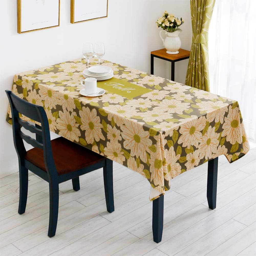 Ph Tablecloth Rectangular Tablecloth Cotton And Linen Blended Rectangular Tablecloth For Restaurant Kitchen Dining Table And Wedding Party Restaurant Party Buffet Table 140x140 Cm Amazon Co Uk Kitchen Home
