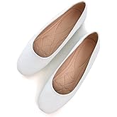 Hee grand Classic Solid Square Toe Ballet Flats for Women Comfort Casual Flats Lightweight Slip on Loafers Suede Dress Shoes