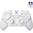 PDP Victrix Pro BFG Wireless Gaming Controller for Playstation 5 / PS5, PS4, PC, Modular Esports Gamepad, Remappable Buttons, Customizable Triggers/Paddles/D-Pad/Fightpad, PC App, White