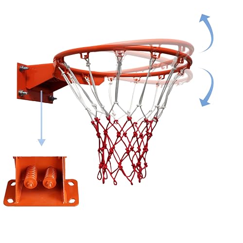 Basketball Rim Replacement, Double Spring Reinforced Heavy Duty ...