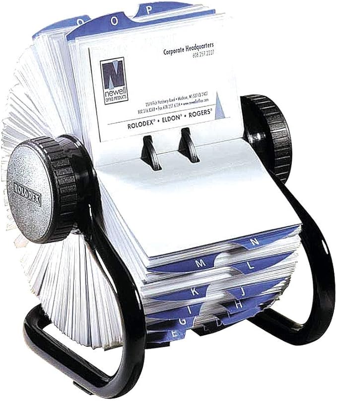 Rolodex Rotary Business card File Black Small Amazon.co.uk Office Products