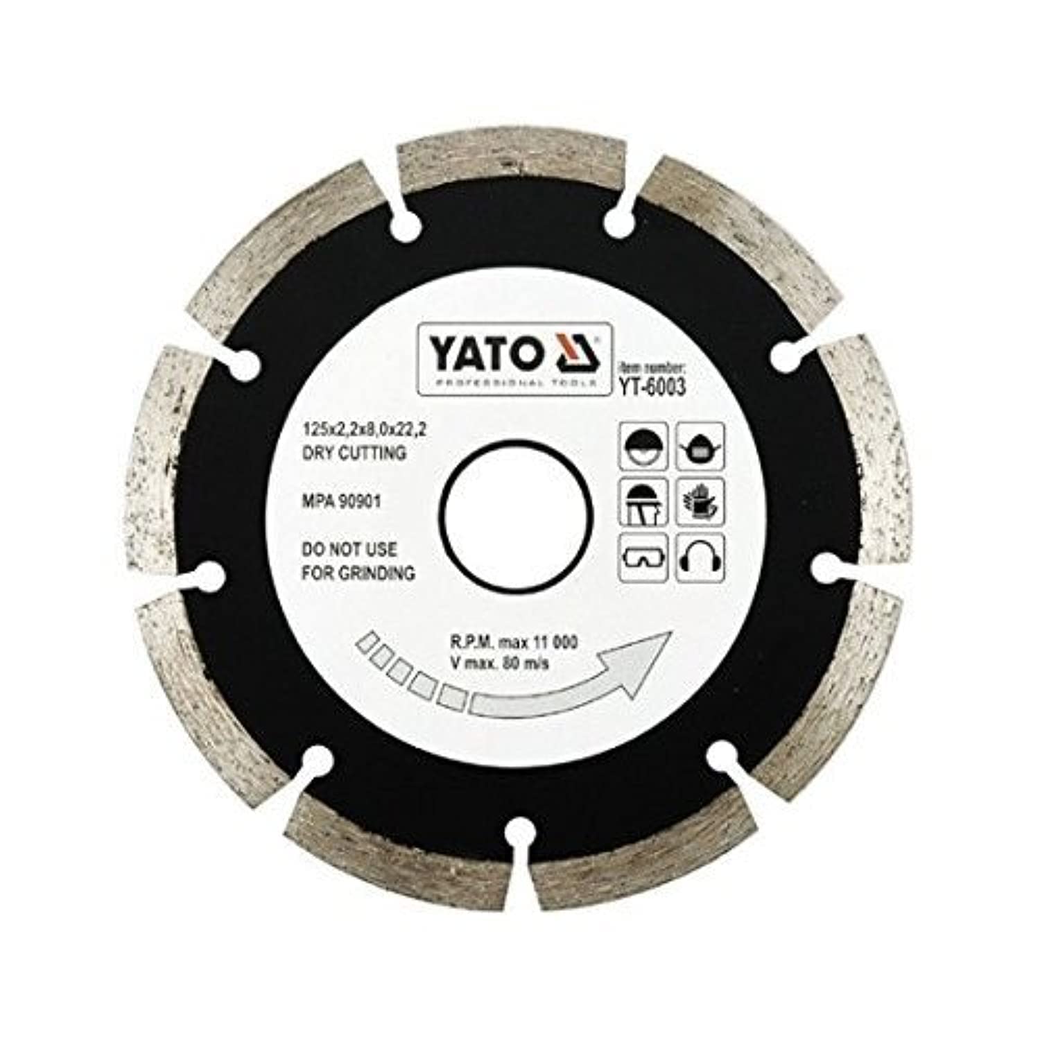 Yato YT-6003 Diamond Segmented – HS 125 mm