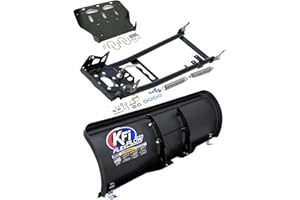 KFI PRODUCTS KFI 50" Flex Snowplow Combo Kit - 50" Flex Plow + Mount Bracket + Push Tube - Compatible/Replacement for 2007-2020 Yamaha 700 Grizzly 4x4 (ATV)