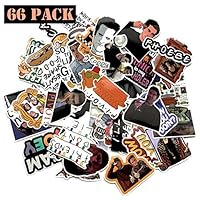 Ehope Friends Stickers Decals Cool Fun Vinyl Themed TV Show Stickers for Snowboard Skateboard Kids Laptop Car Bicycle Dirt-Bike Luggage Motorcycle, Funny Waterproof Sticker Bomb Pack(66PACK)