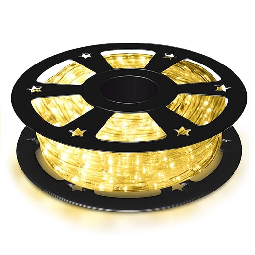 COSTWAY 20M LED Lichterschlauch Lichtschlauch Lichterkette für Außen und Innen mit 720 LEDs Weihnachtsbeleuchtung Weihnachten