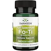 Swanson Fo-Ti 500 Milligrams 60 Capsules