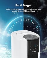 Pro Breeze 7L 4in1 Evaporative Cooler and 42in Portable Tower Fan view 7