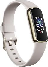 Fitbit Luxe Activity Tracker Lunar White Soft Gold Stainless Steel