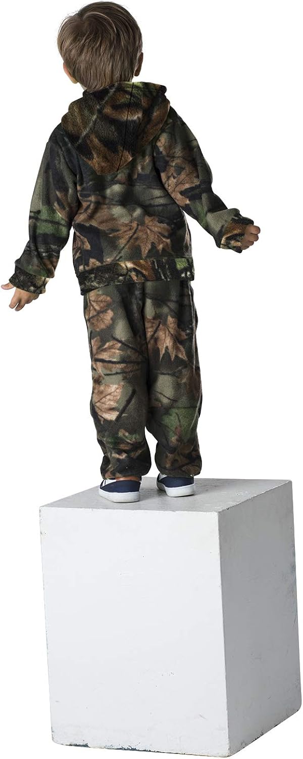 TrailCrest Infant - Toddler Camo Two Piece Fleece Jacket & Pants Set: Clothing