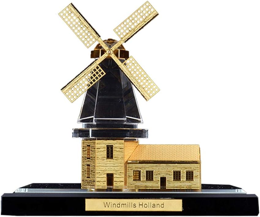 WJP Estatua Holandesa Molino de Viento artesanía decoración de