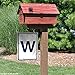 Chicago Baseball Team W Win Double Sided Garden Flag