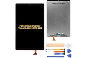 A-MIND LCD Screen Replacement Kit for Samsung Galaxy Tab A 10.1 2019 SM-T510 SM-T515 Display and Touch Digitizer Assembly, Includes Repair Tools (Black)