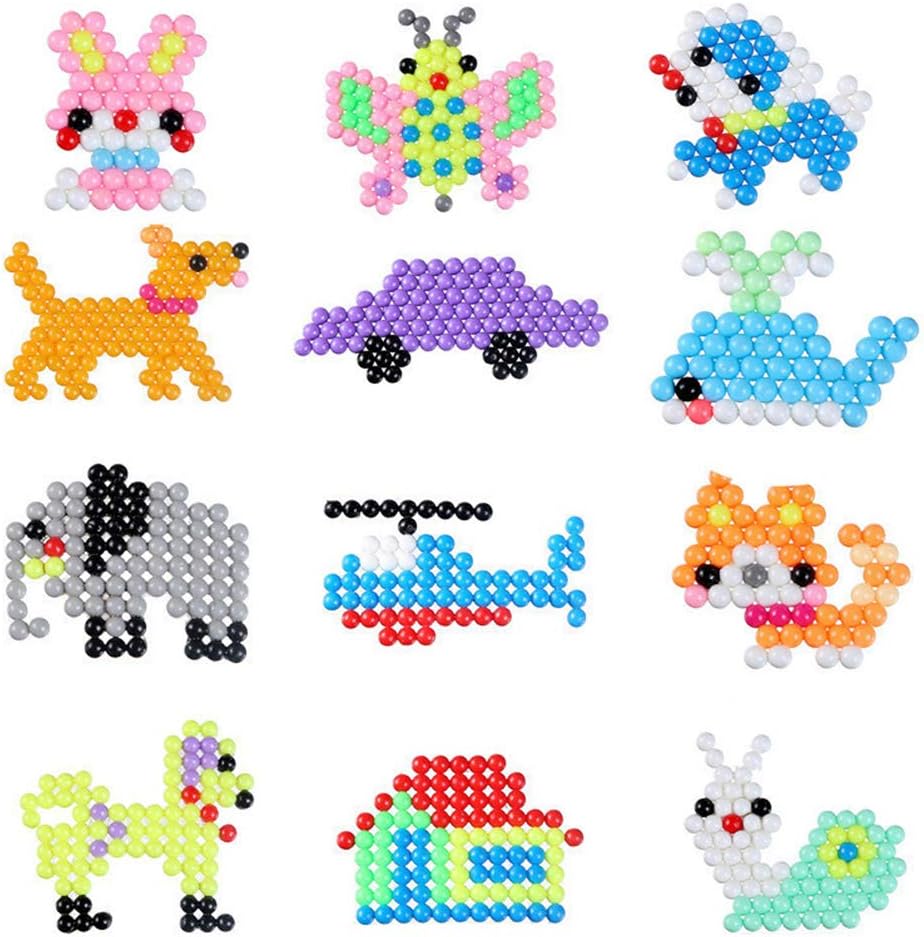 WOWOSS Water Fuse Beads Kit Key Rings and More Accessories 24 Colors