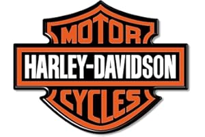 labelbike - 3D Resin Sticker Emblem Logo for Motorcycle Tank Compatible with Harley Davidson - Size 9.5x7 cm