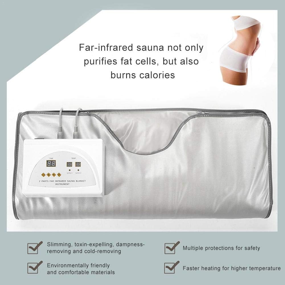atteryhui Home Infrared Sauna Blanket For Weight Loss, Portable Far-Infrared Heated Sauna Blanket For Body Shaping And Detox, Sauna Slimming Blanket, 18080cm gifts