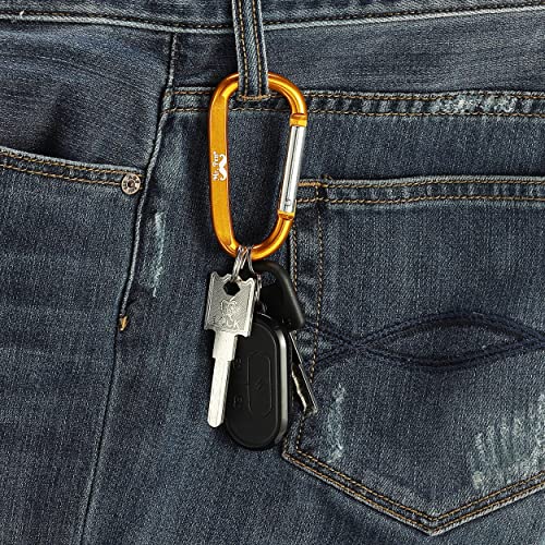 Mr. Pen Carabiner, 6 pcs, 3 inch Aluminum D Ring Carabiner Clip, Key