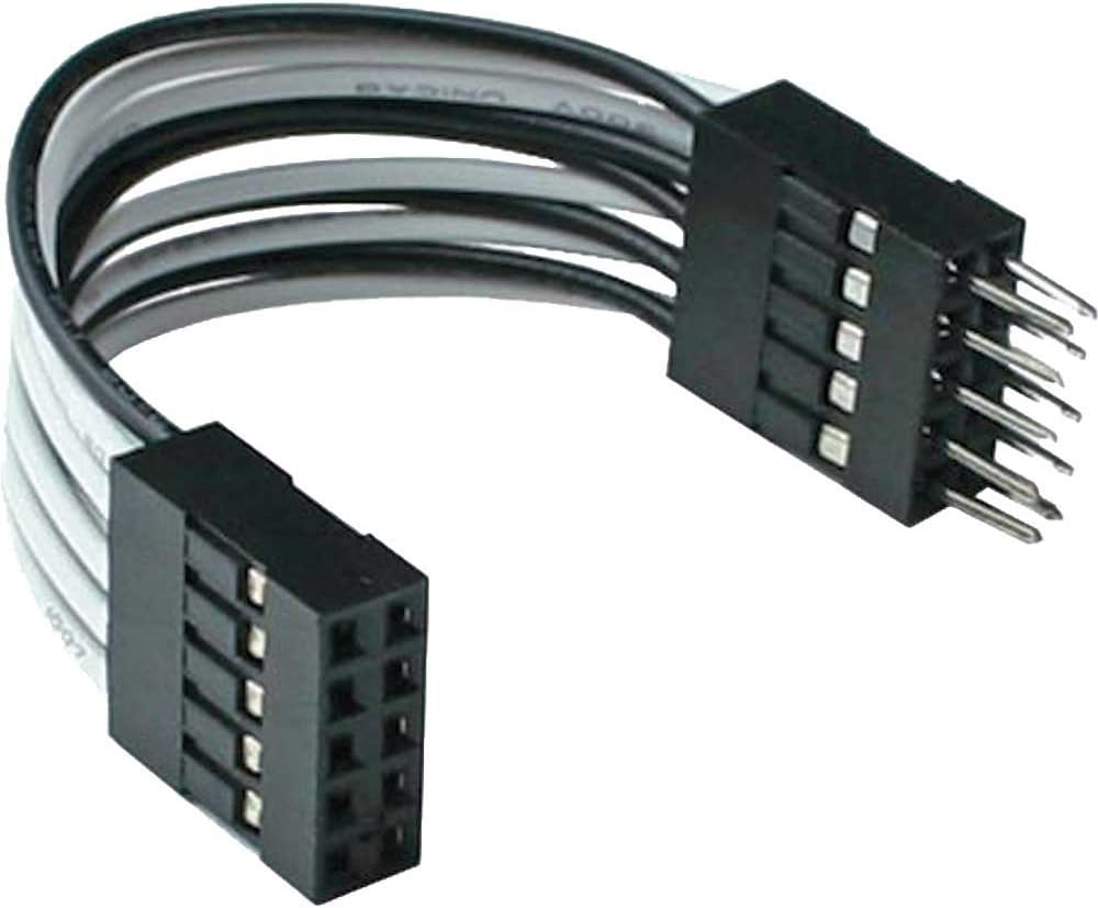 InLine 33440 K USB 2.0 extension cable (2 x 5 pin plug to HDMI plug, 5 cm), gray, 1 item