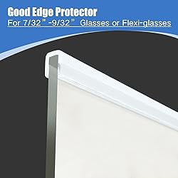 Clear Rubber Edge Trim, Self-Adhesive Clear Rubber