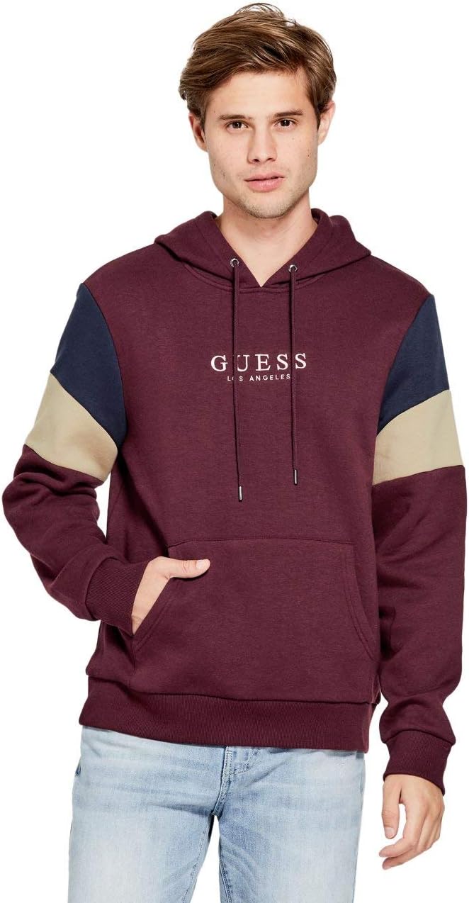 guess roy colorblock hoodie