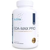 NuEthix Formulations GDA-MAX PRO, Double Berberine HCL Supplement, Supports Glucose Metabolism, Weight Management, Immune Support, Heart Health - Non GMO, Gluten Free, Dairy Free, 90 Count