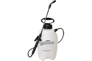 CHAPIN INTERNATIONAL Spectracide 16422 2 Gallon Multi-Purpose Lawn & Garden Poly Tank Sprayer, Made in The USA, Adjustable Cone Nozzle, 1-Pack, Translucent White