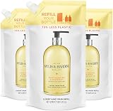 Baylis & Harding Sweet Mandarin & Grapefruit Hand Wash 1 Litre Refill Pack of 3