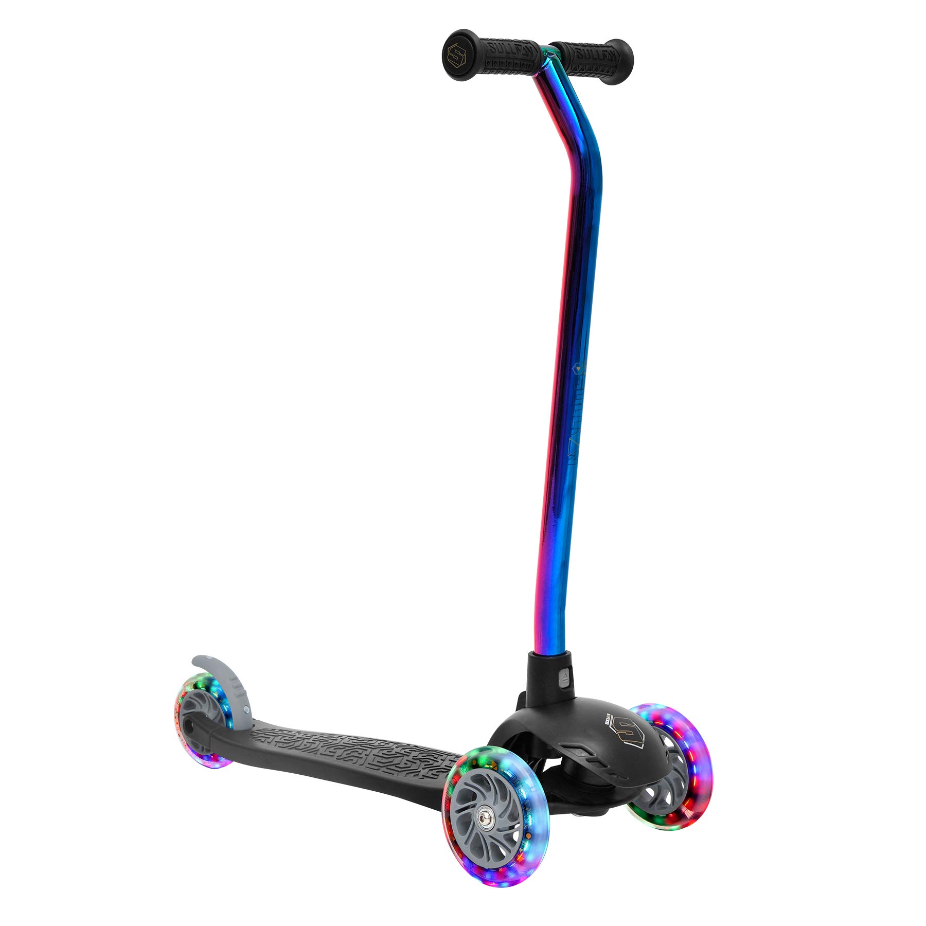 SULLIVAN Tri Scooter、プレミアム品質、2歳から5歳の子供向け、軽量、ライトアップホイール、学習バランスと安定性スキル、クイックリリースエルゴノミック SULLIVAN Tri Scooter、プレミアム品質、2歳から5歳の子供向け、軽量