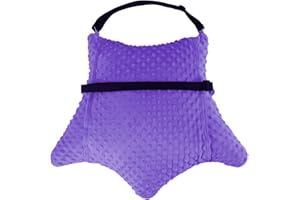 okmaba Hysterectomy Pillow with Pocket for Ice/Hot Packs, Abdominal Surgery Recovery Pillow for Women, Post-Surgery Support Cushion(Purple)