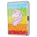MHJY Unicorn Sequin Journal Mermaid Sequin Notebook Reversible Sequin Journal Flip Sequin Notebook for Kids Girls Diary Unicorn Journal (Rainbow Unicorn)