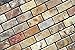 Scabos 1 X 2 Tumbled Travertine Brick Mosaic Tile (6 X 6 Sample)