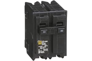CAI - SQUARE D Square D Plug in Circuit Breaker, HOM, Number of Poles 2, 30 Amps, 120/240VAC, Standard