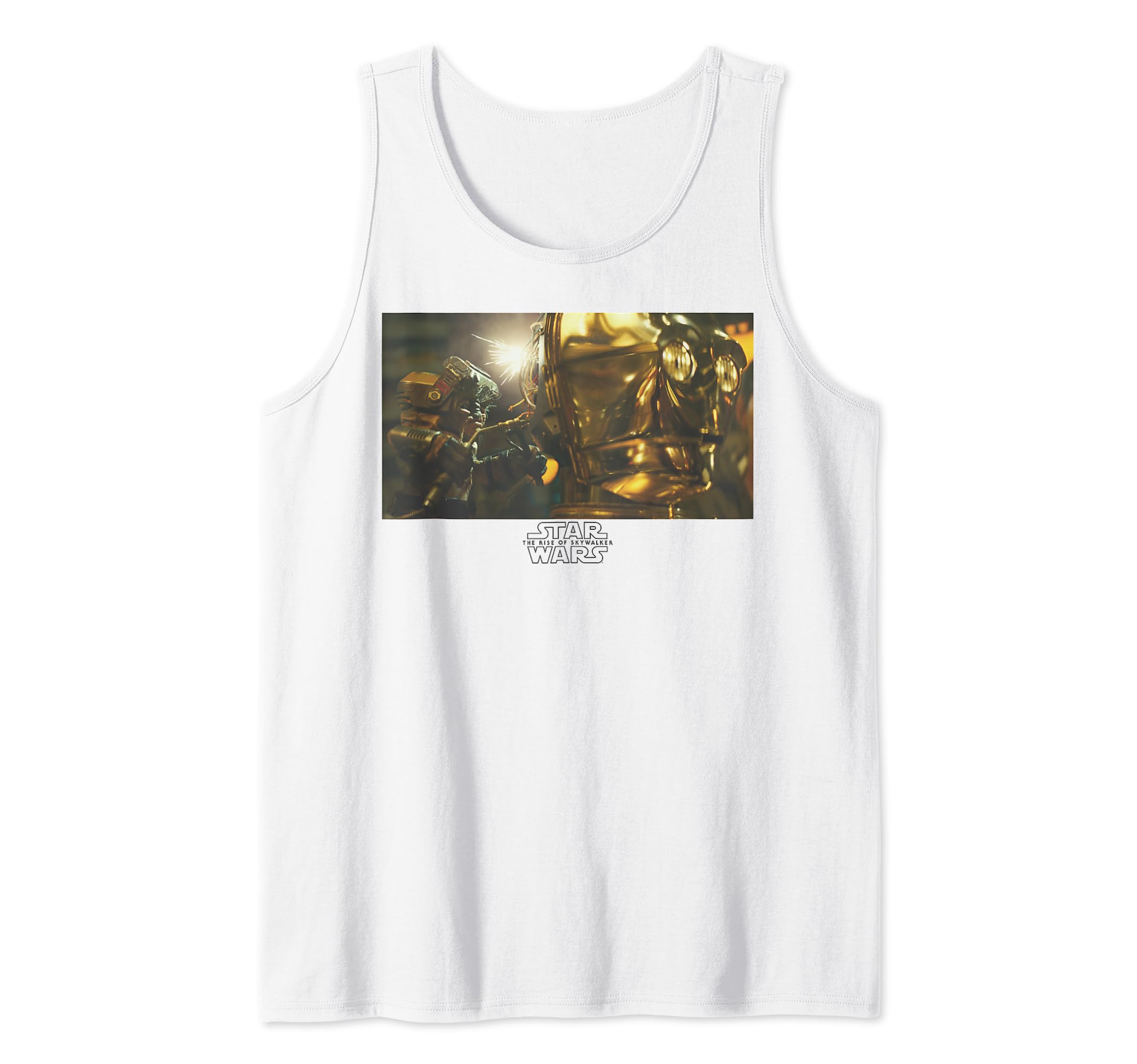 Star Wars Babu Frik & C-3PO Portrait Panel Tank Top