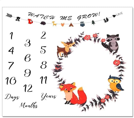 Couverture Etape Bebe Garcon Fille Croissance Toile De Fond Tapis Yanhonin Mensuel Milestone Couverture De Bebe Couverture Photographie Bebe Couvertures Et Couvertures D Emmaillotage Matelas Et Linge De Lit