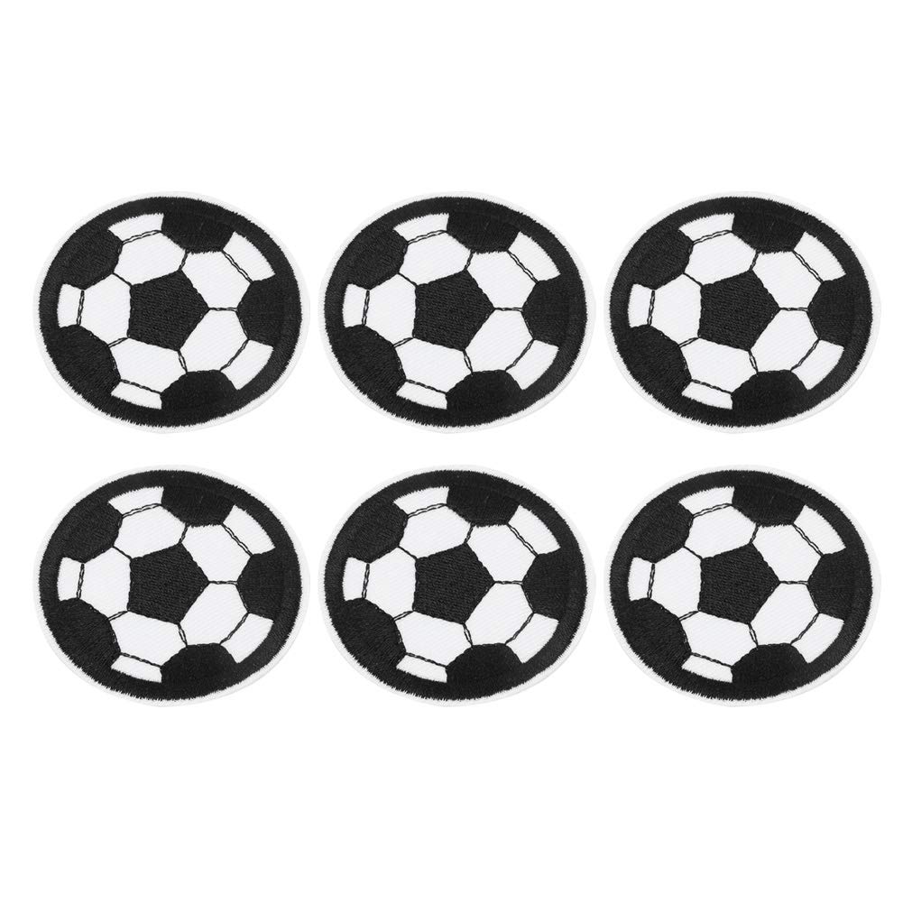 Applique Patches Footballs,Football Embroidered Iron on Patches Badges Craft Applique Clothing Sticker Patch for Cloth Ironing Sewing Backpacks DIY
