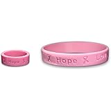 Amazon.com: Pack Of 24 Pink Ribbon Camo Rings - Breast ...