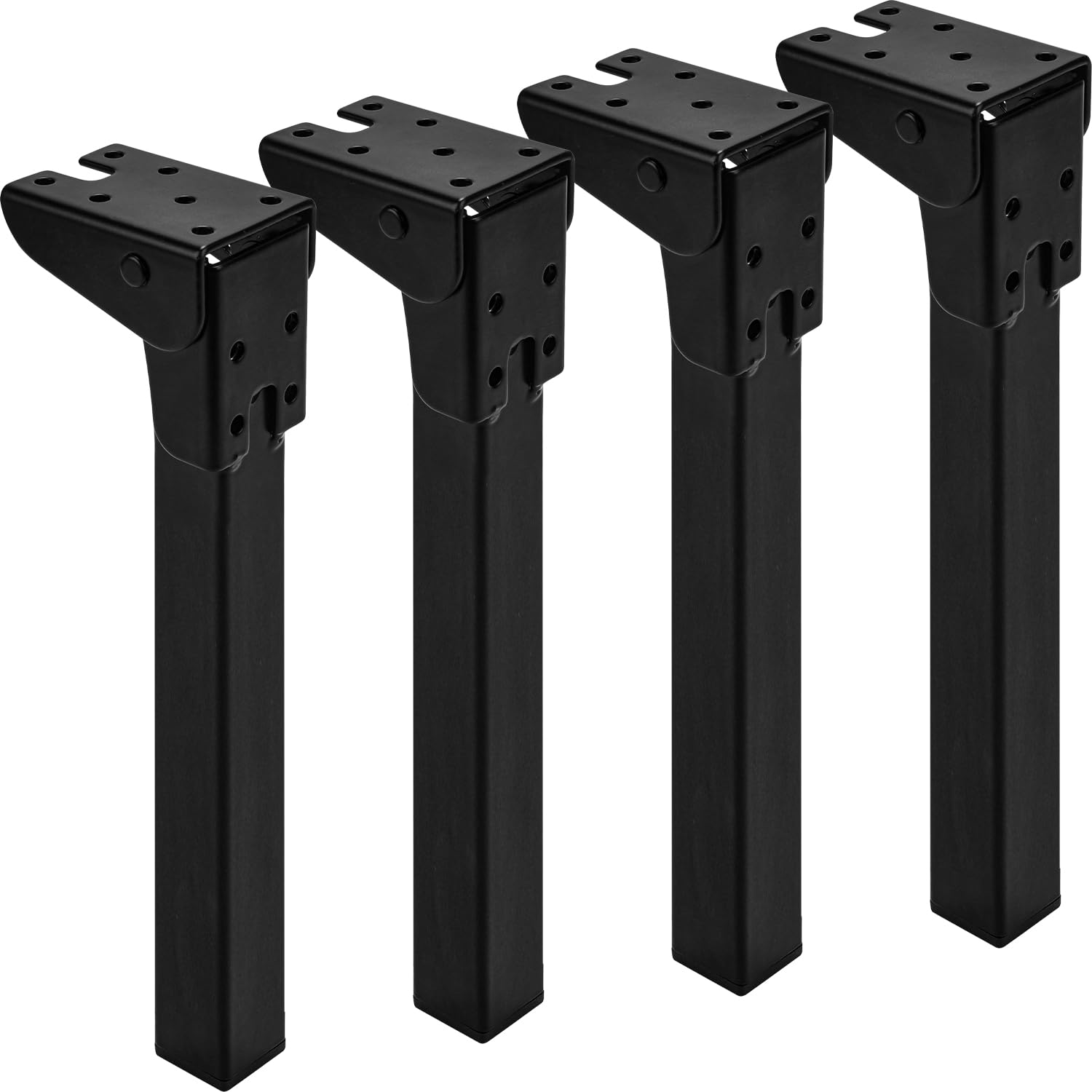 Btowin VCF 12 Inch / 30cm Folding Table Legs Metal Hairpin Furniture Feet Set, 4 PCS Foldable Laptop Table Legs Coffee Table Legs DIY Replacement Legs for Living Room Table,Bed Table,Picnic Table