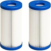 Nispira Pool Filter Replacement for Bestway Flowclear Type III Cartridge Pool Filter Pump 58012E 1000-1500 Gal. | Pack of 2