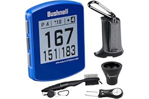 Bushnell Phantom 2 GPS Rangefinder with BITE Magnetic Mount and GreenView with Wearable4U Ultimate 3 Golf Tools Bundle