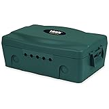 Weatherproof Extension Cord Connection Box - Waterproof Outdoor Cover for Electrical Connections, Green
