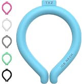 Cooling Neck Wrap for Summer Heat Relief, Wearable Ice Neck Cooling Tube with Quick Freeze Gel, Reusable Hands-Free Cold Band Lasts Up to 5 Hours for Outdoor, Yardwork, Workouts