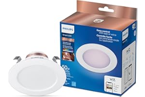 Philips Smart LED 50-Watt Equivalent 4in Smart LED Downlight, Full Colour and tunable White
